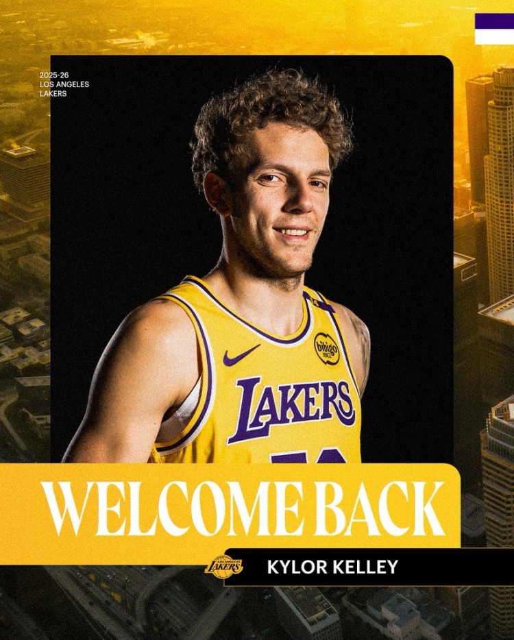 星空体育-湖人官方推特发布凯勒-凯利加盟海报，迎新中锋加入球队